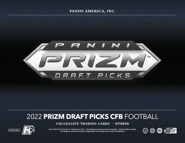 2022 Panini Prizm Collegiate Draft Picks Football H2 Box