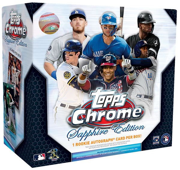 2020+Topps+Chrome+Baseball+Sapphire+Edition+Box