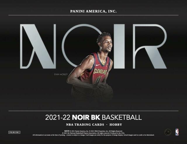 2021/22 Panini Noir Basketball Hobby Box