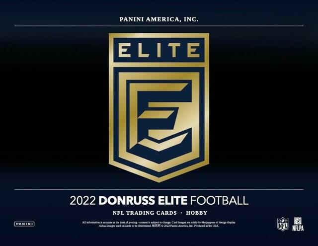 2022 Panini Donruss Elite Football Hobby Box