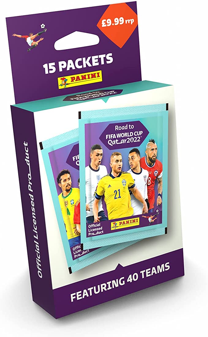 2022+Panini+World+Cup+Soccer+Stickers+Box