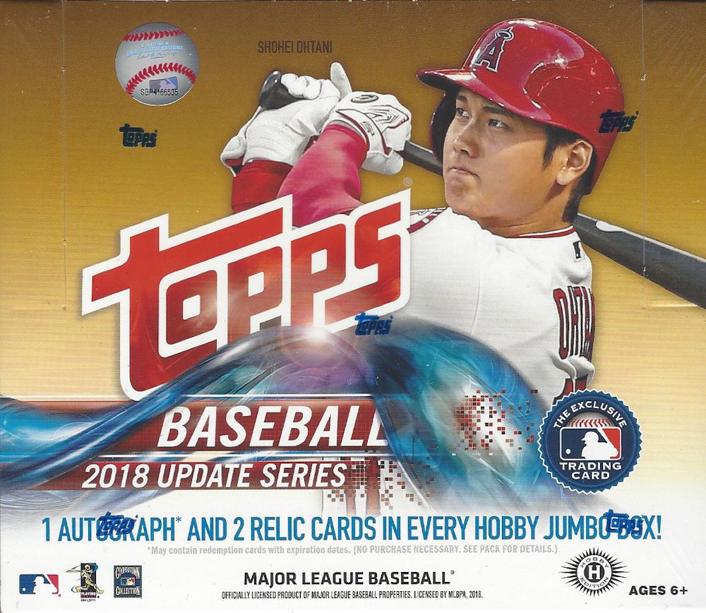2018+Topps+Update+Series+Baseball+Jumbo+Box