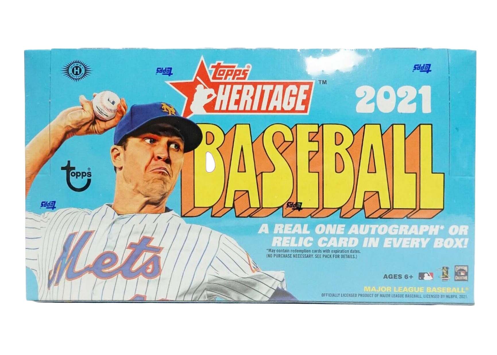 2021 Topps Heritage Baseball Hobby Box (24 packs)
