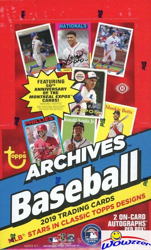 2019 Topps Archives Baseball Hobby Box
