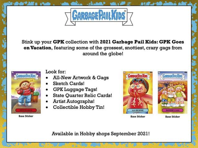 2021+Topps+Garbage+Pail+Kids:+GPK+Goes+On+Vacation+Hobby+Box