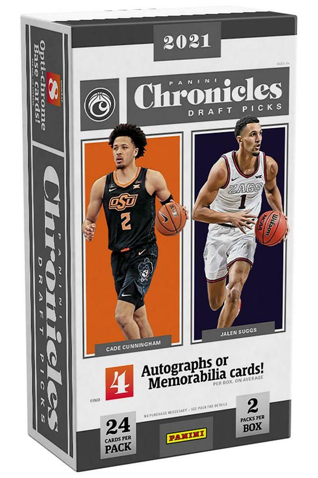 2021/22 Panini Chronicles Draft Picks Collegiate Basketball Hobby Box