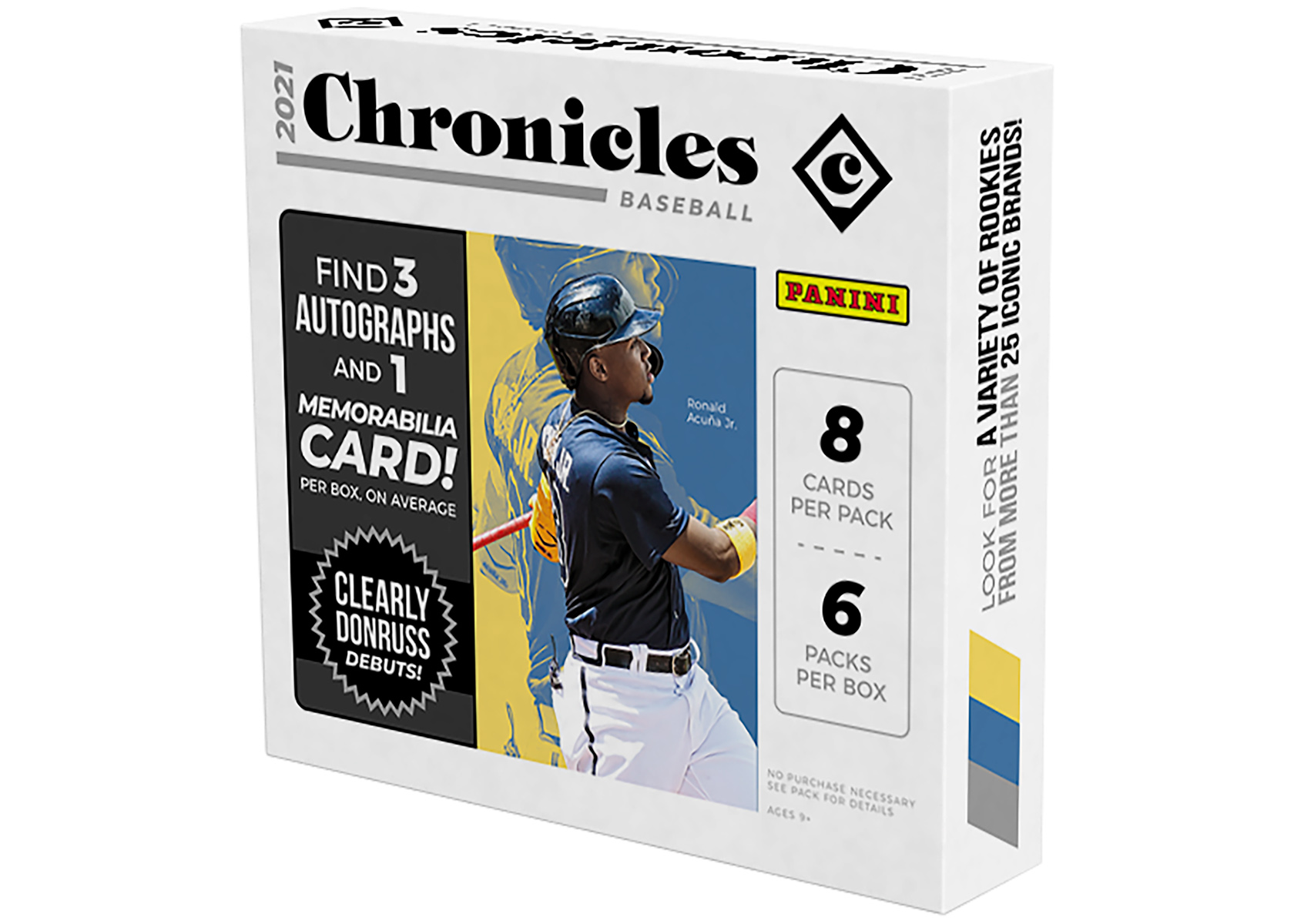 2021 Panini Chronicles Baseball Hobby Box (6 Packs)
