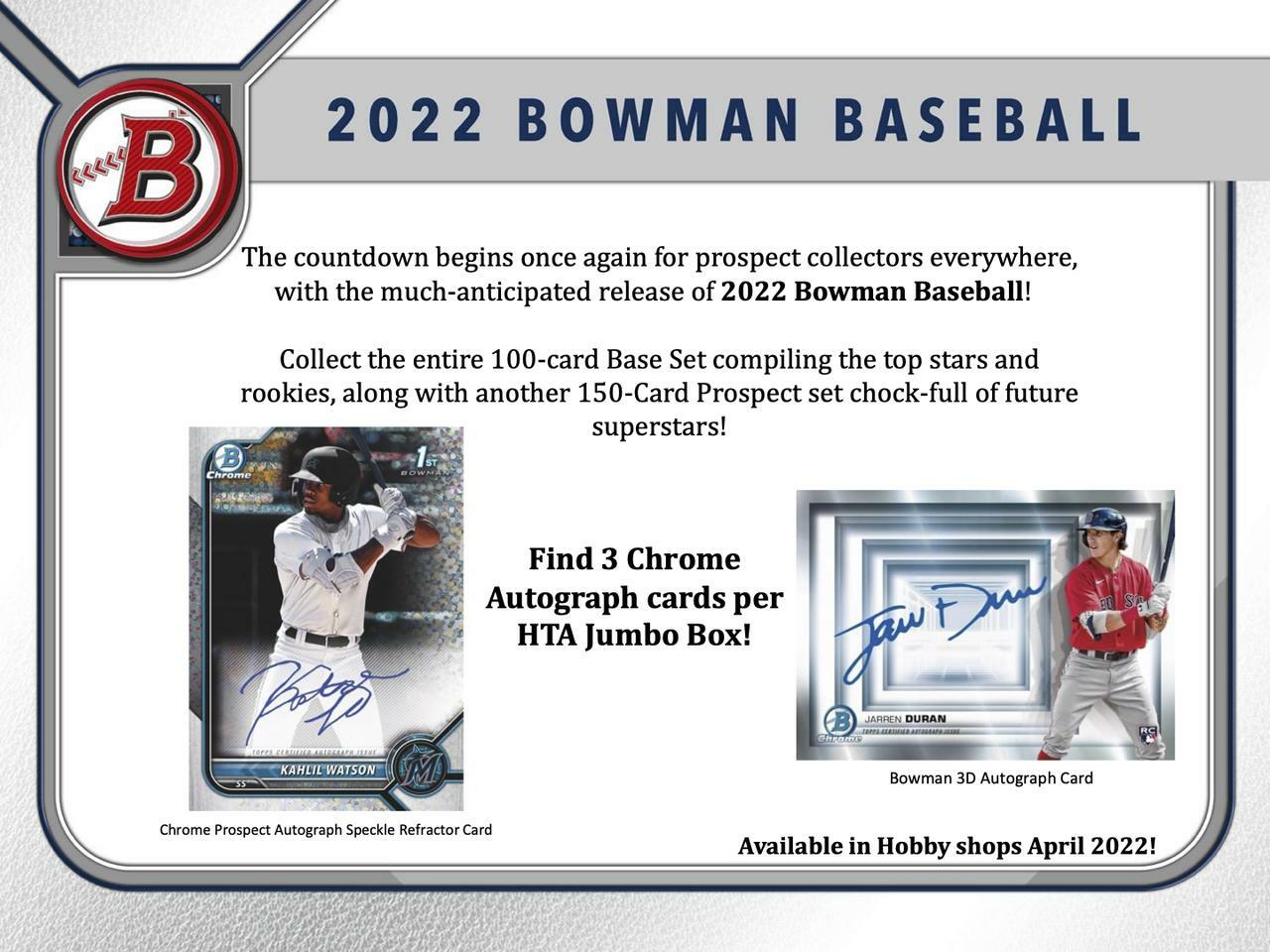 2022+Bowman+Baseball+Jumbo+HTA+Box