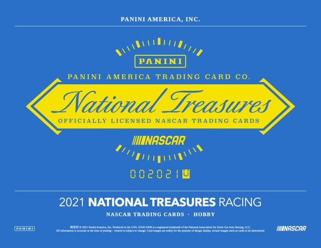 2021 Panini National Treasures NASCAR Racing Hobby Box