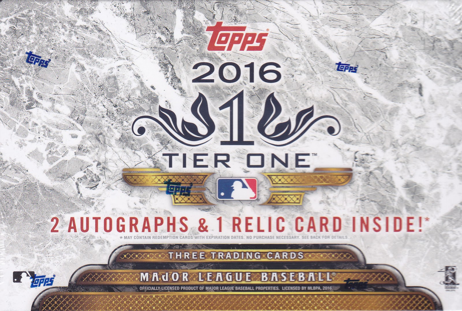 2016 Topps Tier One Baseball Hobby Box