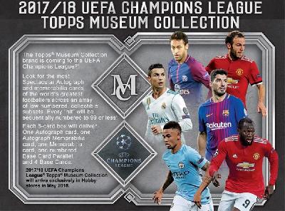 2017/18+Topps+UEFA+Champions+League+Museum+Collection+Soccer+Box+