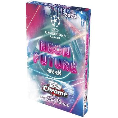 2020/21+Topps+UEFA+Champions+League+Chrome+Neon+Future+Soccer+Hobby+Box