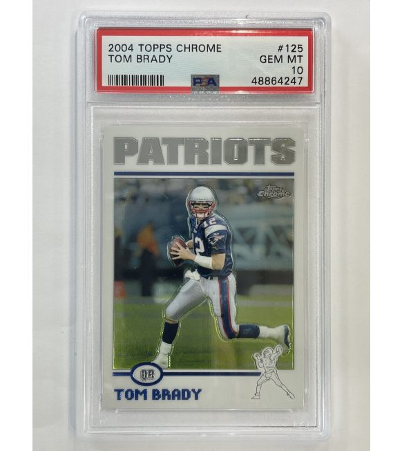 TOM BRADY 2004 TOPPS CHROME #154 PATRIOTS -B